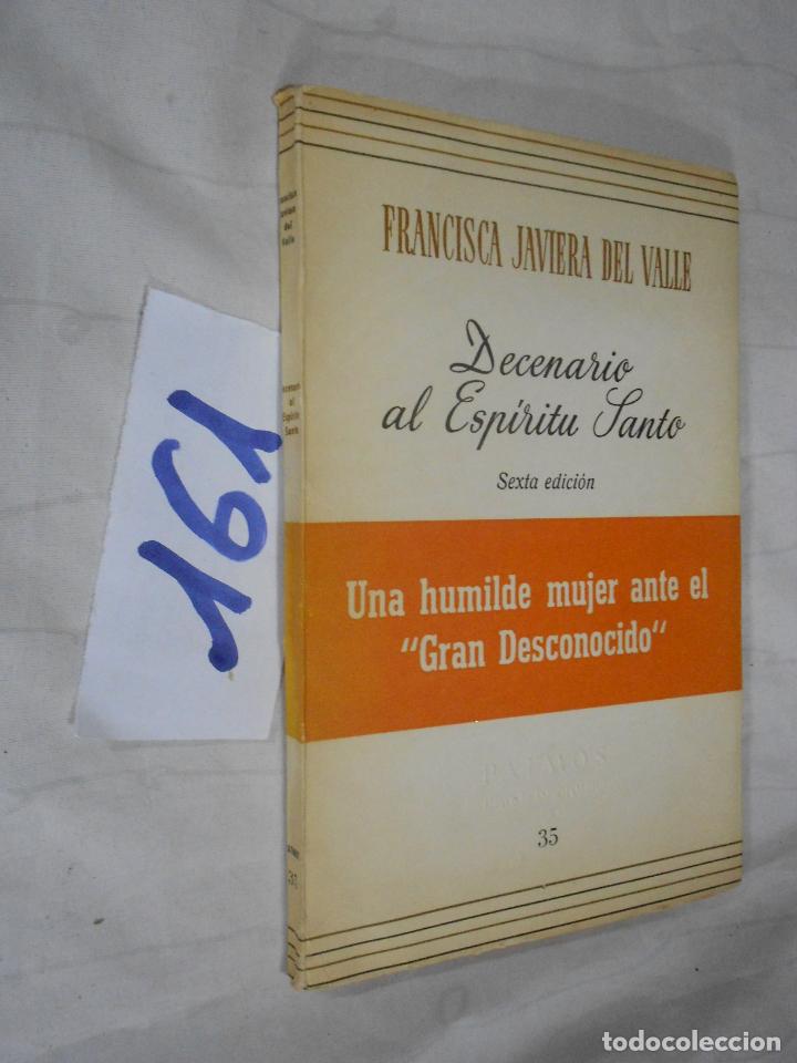Libros de segunda mano: DECENARIO AL ESPIRITU SANTO - FRANCISCA JAVIERA DEL VALLE - Foto 1