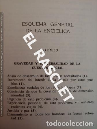 Libros de segunda mano: PABLO VI - ENCICLICA - POPULORUM PROGRESSIO - A&Ntilde;O 1967 - Foto 2