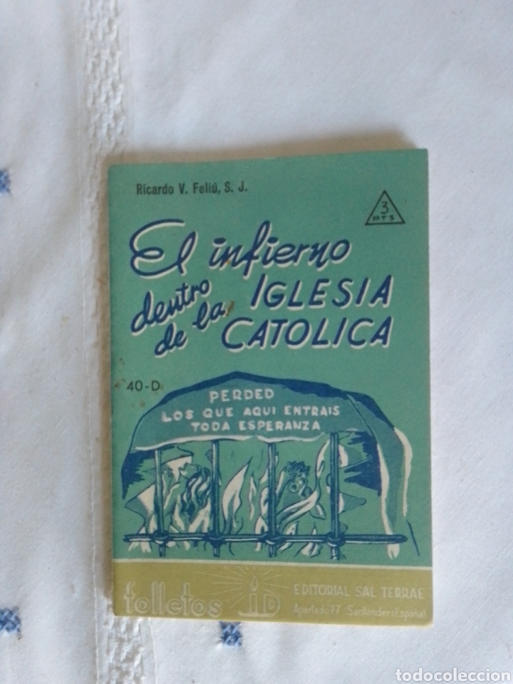 Second hand books: folletos id el infierno dentro de la iglesia cat&oacute;lica