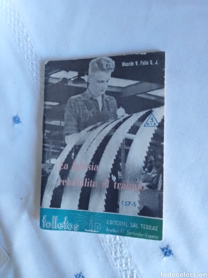 Second hand books: folletos id la iglesia rehabilita el trabajo