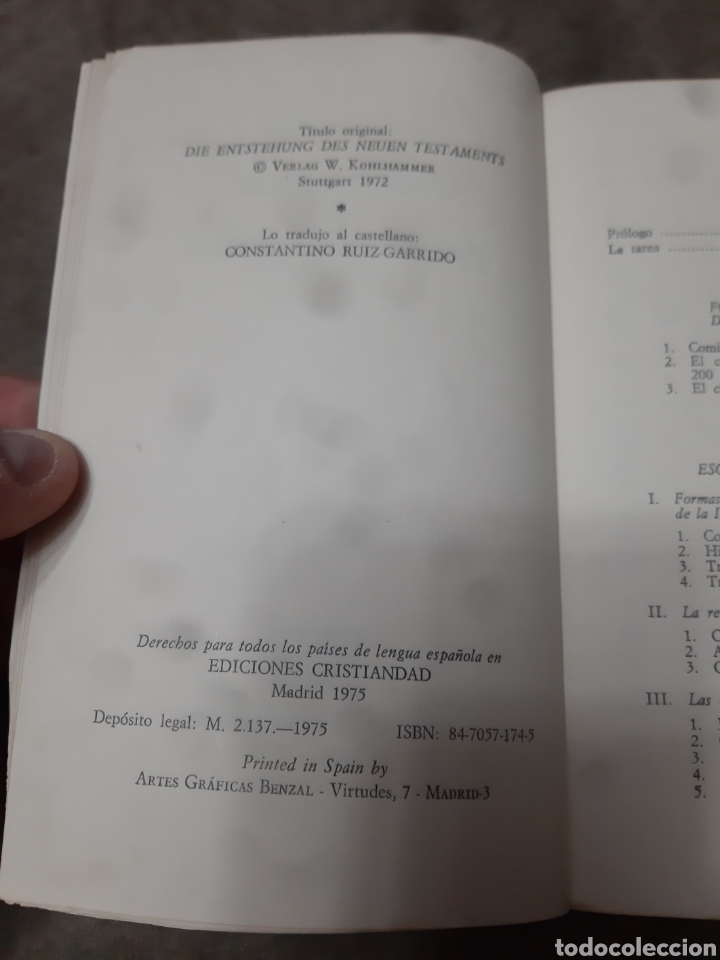 Libros de segunda mano: Libro Introducci&oacute;n al Nuevo Testamento (1.975) - Foto 6