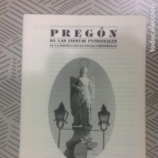 Libros de segunda mano: ANTIGUO PREGON DE LAS FIESTAS PATRONALES DE CORDOBA 1996. Lote 233371160