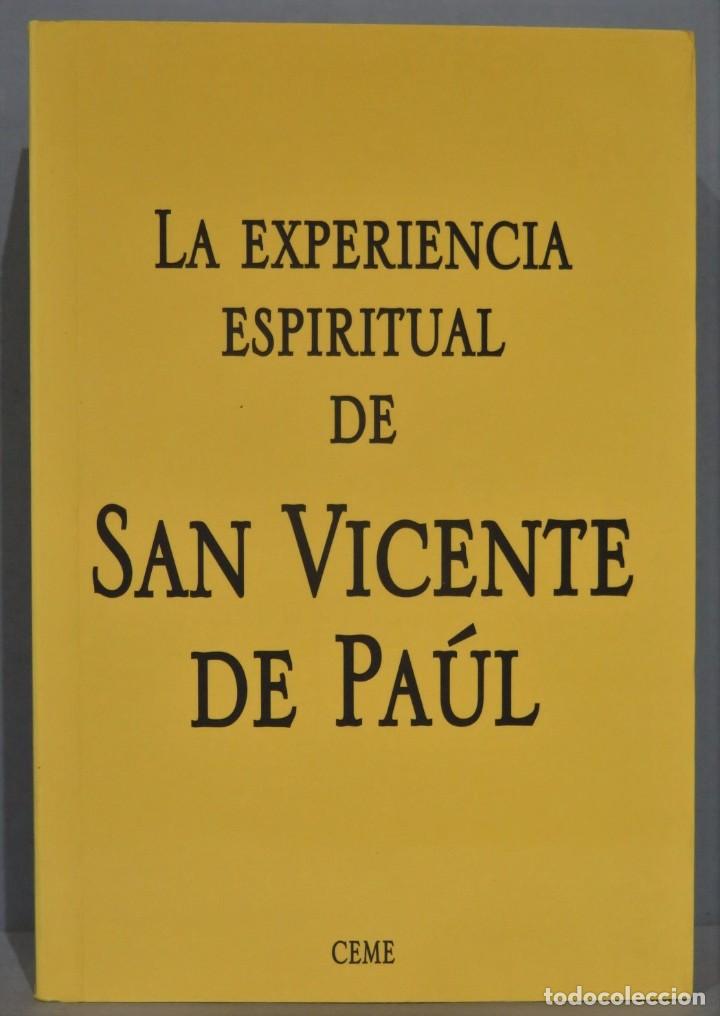 Second hand books: LA EXPERIENCIA ESPIRITUAL DE SAN VICENTE DE PAUL