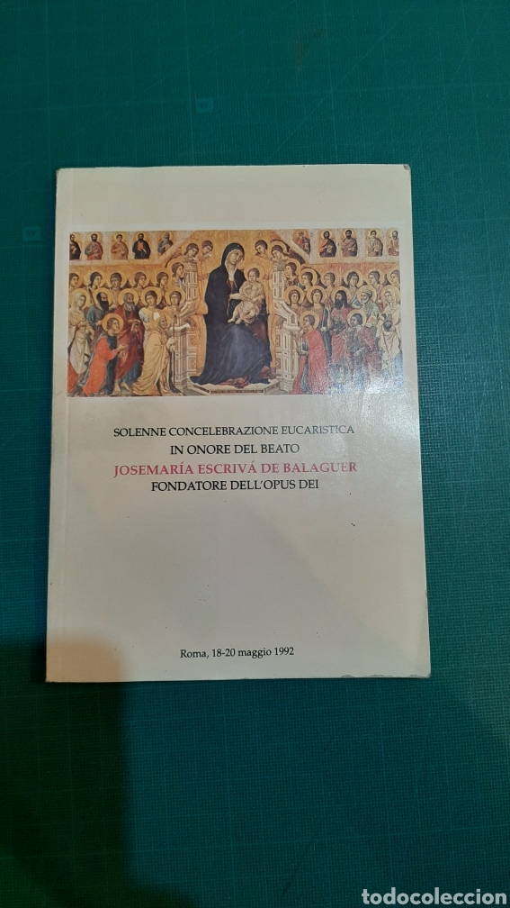 Second hand books: JISE MARIA ESCRIVA DE BELAGUER OPUS BEATO DEI 1992 ROMA M&uacute;sica MISA