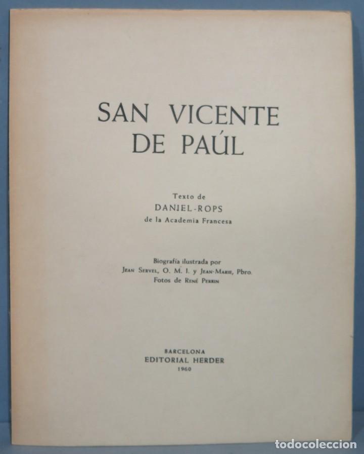 Libros de segunda mano: SAN VICENTE DE PAUL. DANIEL-ROPS - Foto 1