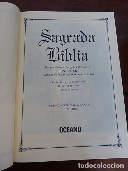 Libros de segunda mano: Libro La Sagrada Biblia en gran formato - Foto 5