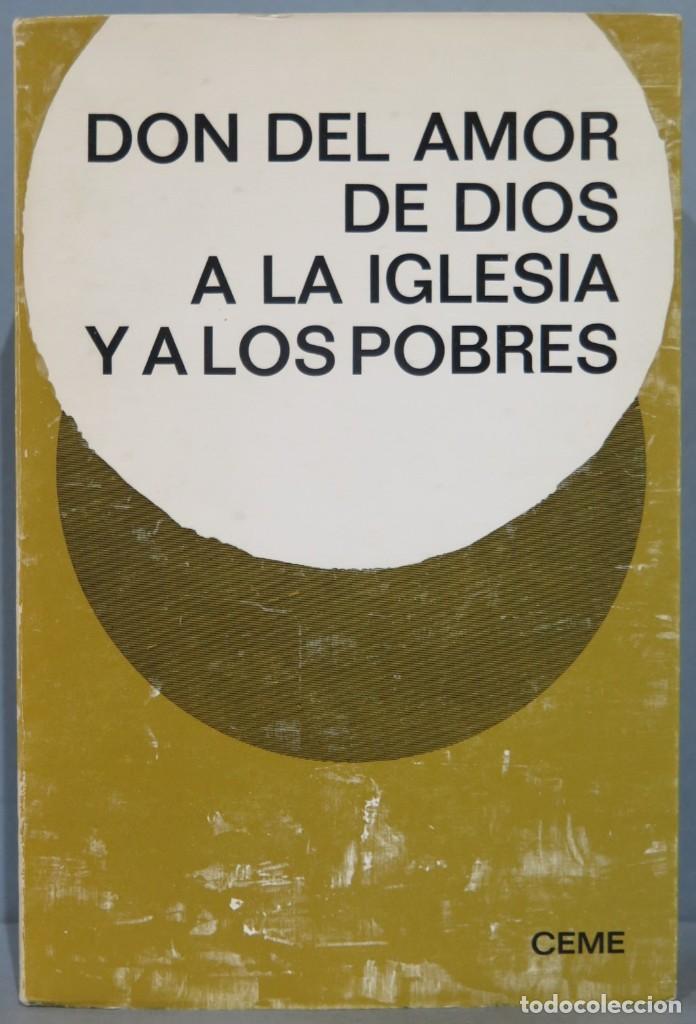 Gebrauchte B&uuml;cher: DON DEL AMOR DE DIOS A LA IGLESIA Y A LOS POBRES