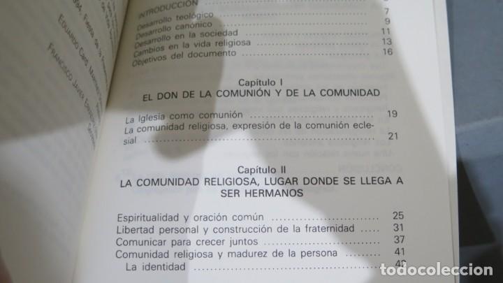 Libros de segunda mano: LA VIDA FRATERNA EN COMUNIDAD - Foto 2