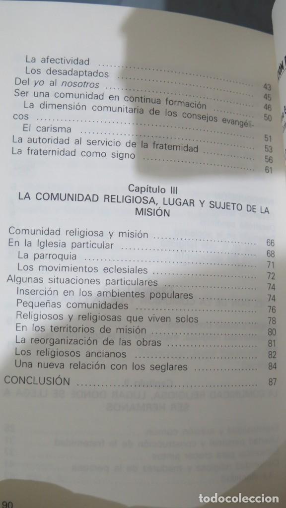 Libros de segunda mano: LA VIDA FRATERNA EN COMUNIDAD - Foto 3