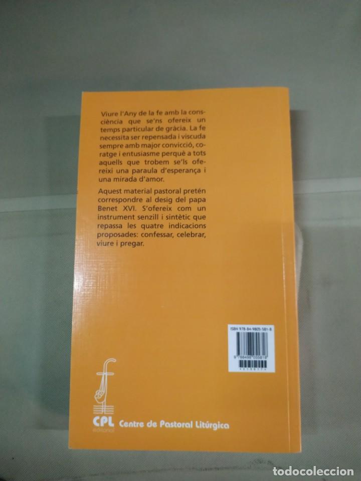 Libros de segunda mano: Viure Lany de la Fe. Libro en catal&aacute;n. - Foto 2