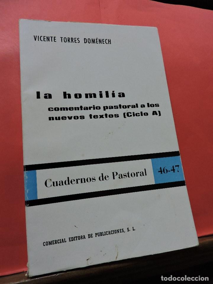 Gebrauchte B&uuml;cher: La Homil&iacute;a comentario pastoral a los nuevos textos (Ciclo A). TORRES, V. Cuadernos de Pastoral 46-47