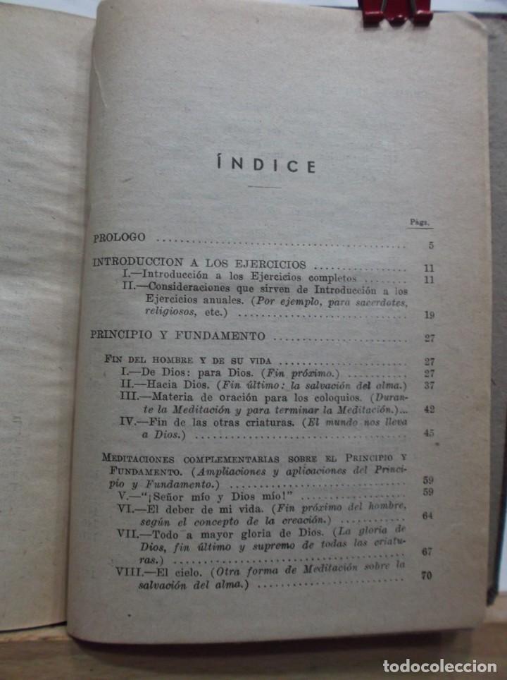 Libros de segunda mano: MEDITACIONES DE LOS EJERCICIOS - M.MESHLER - 1940. - Foto 2