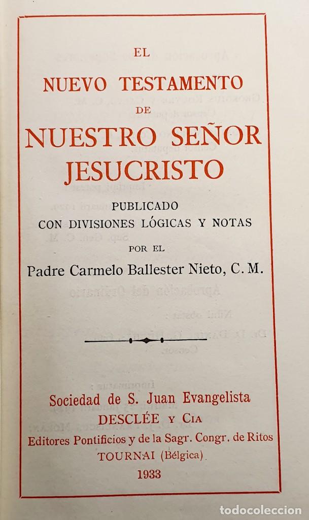 Libros de segunda mano: NUEVO TESTAMENTO - Foto 2