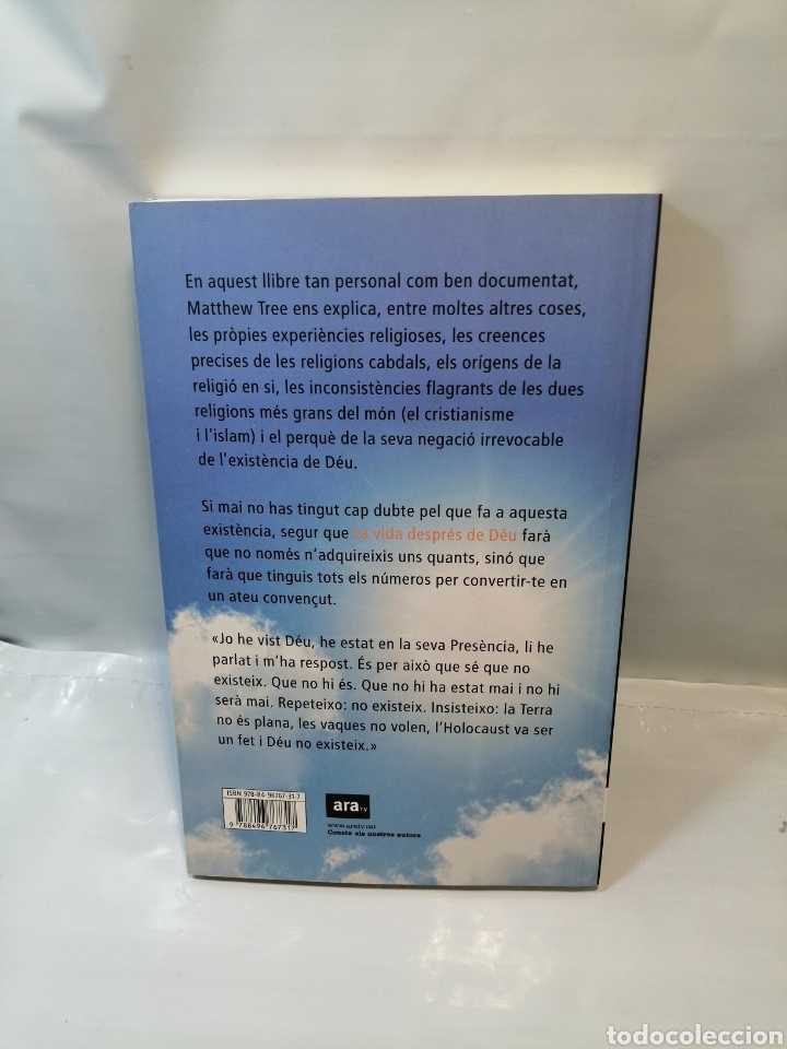 Libros de segunda mano: La vida despr&eacute;s de D&eacute;u (Primera edici&oacute;) - Foto 2