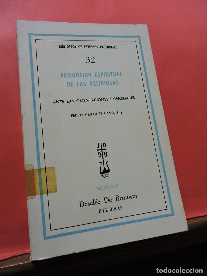 Libros de segunda mano: Promoci&oacute;n espiritual de las religiosas ante las orientaciones conciliares. MART&Iacute;NEZ CANO, Pedro 1966