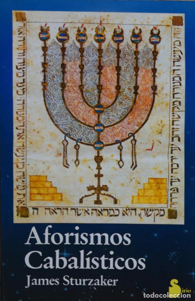 Libros de segunda mano: AFORISMOS CABAL&Iacute;STICOS - James STURZAKER - Foto 1