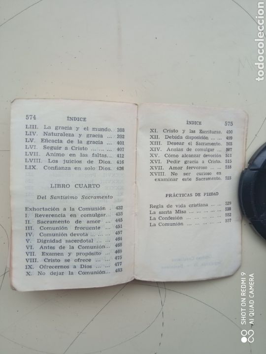Libros de segunda mano: PEQUE&Ntilde;O LIBRO: IMITACI&Oacute;N DE CRISTO - Foto 4