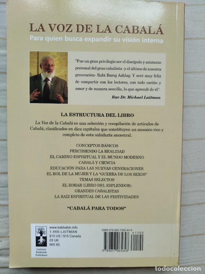 Libros de segunda mano: La voz de la cabal&aacute; - Michael Laitman - Foto 2