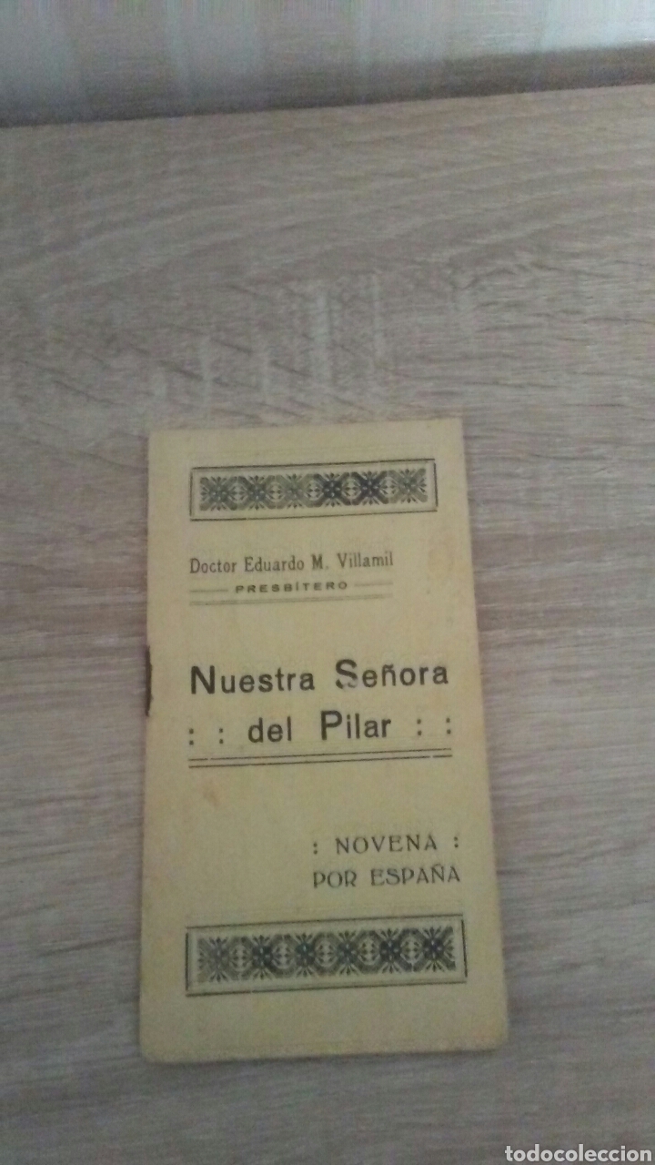 Libros de segunda mano: Librito novenario Virgen del Pilar .