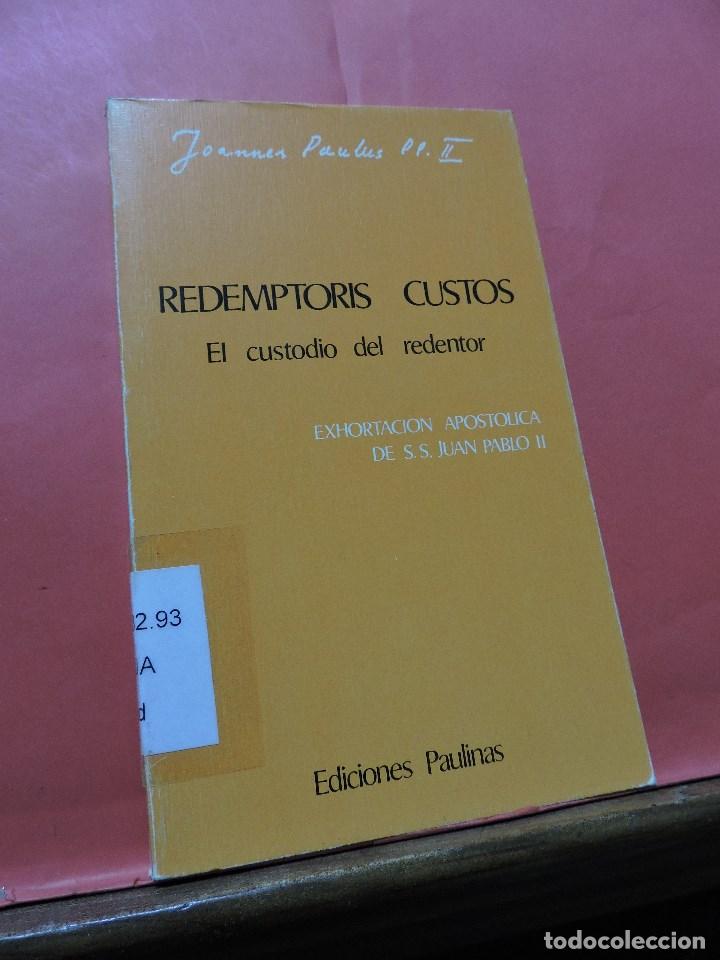 Libros de segunda mano: Redemptoris Custos el custodio del redentor. Exhortaci&oacute;n Apost&oacute;lica de S.S. Juan Pablo II. Paulinas