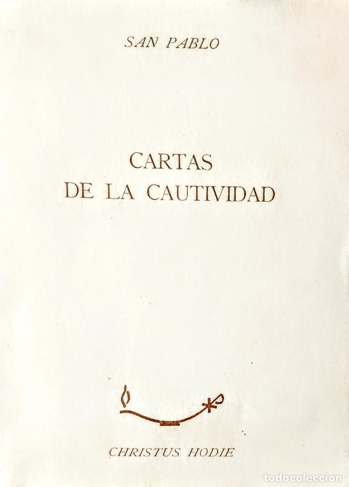 Libros de segunda mano: SAN PABLO. CARTAS DE LA CAUTIVIDAD - Foto 1