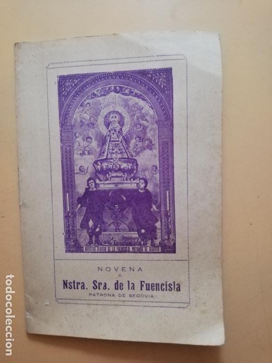 Libri di seconda mano: NOVENA DE NUESTRA SE&Ntilde;ORA DE LA FUENCISLA. PATRONA DE SEGOVIA. PAG. 24.
