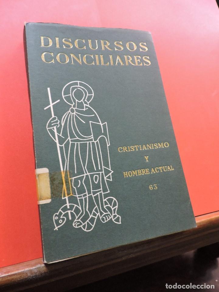 Libros de segunda mano: Discursos conciliares. Cristianismo y hombre actual 63. CONGAR, KUNG Y O'HANLON. Libros monograma