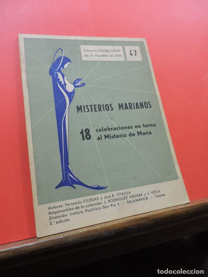 Libros de segunda mano: Misterios Marianos 18 celebraciones en torno al Misterio de Mar&iacute;a. Colecci&oacute;n Celebraciones 47