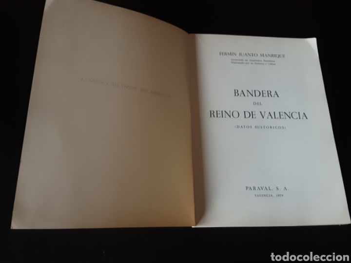 Gebrauchte B&uuml;cher: Bandera del reino de Valencia. Fermin Juanjo Manrique