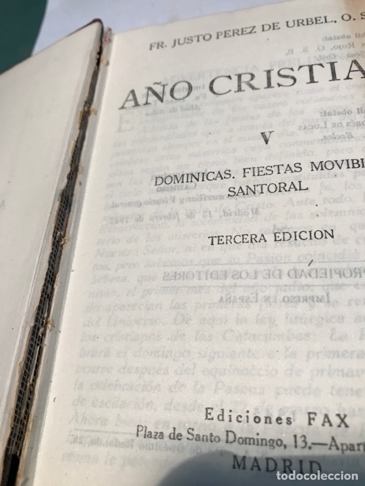 Libros de segunda mano: A&ntilde;o Cristiano - Foto 3