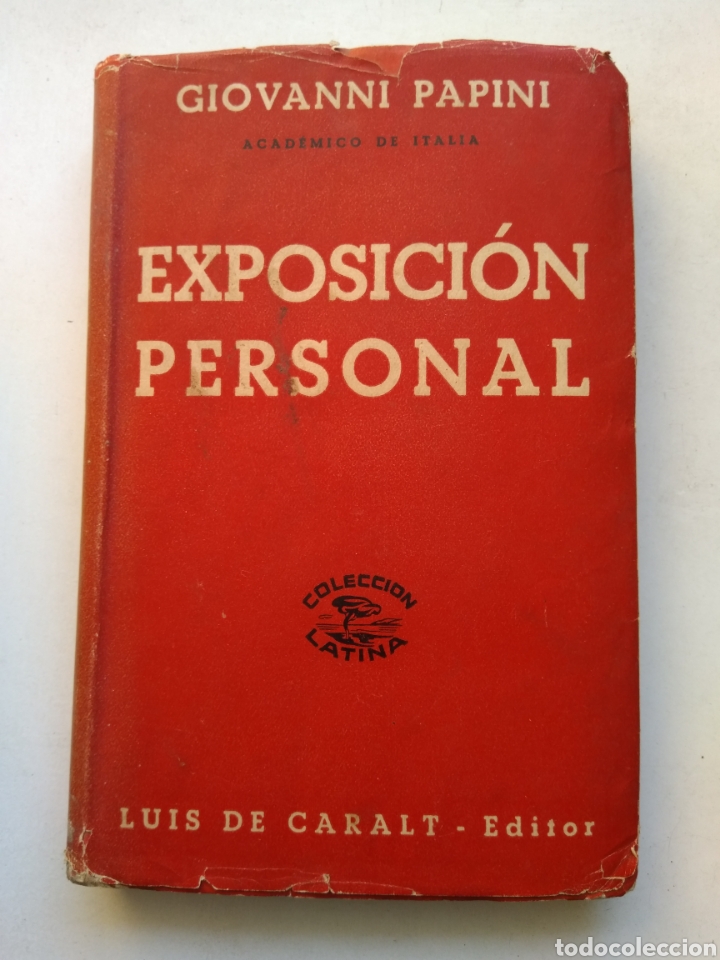 Libros de segunda mano: EXPOSICI&Oacute;N PERSONAL/GIOVANNI PAPINI - Foto 1