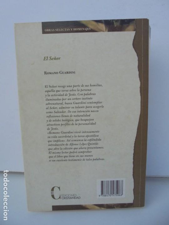 Libros de segunda mano: EL SE&Ntilde;OR. ROMANO GUARDINI. EDICIONES CRISTIANDAD. 2002. - Foto 20