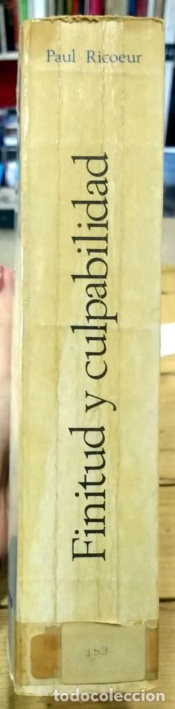 Libros de segunda mano: Finitud y culpabilidad. Paul Ricoeur - Foto 2