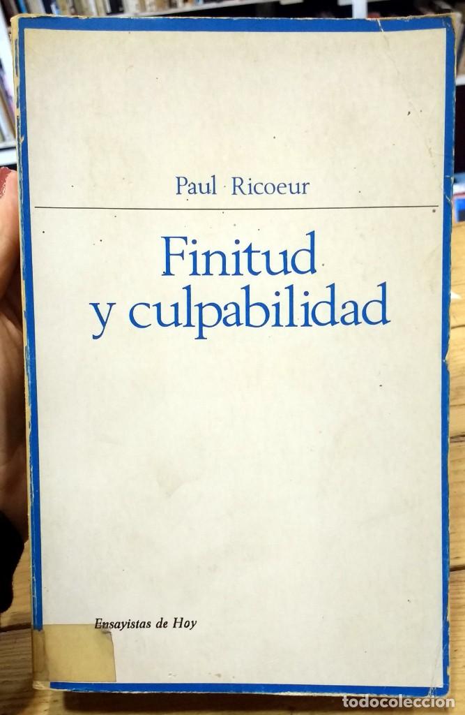 Libros de segunda mano: Finitud y culpabilidad. Paul Ricoeur - Foto 1