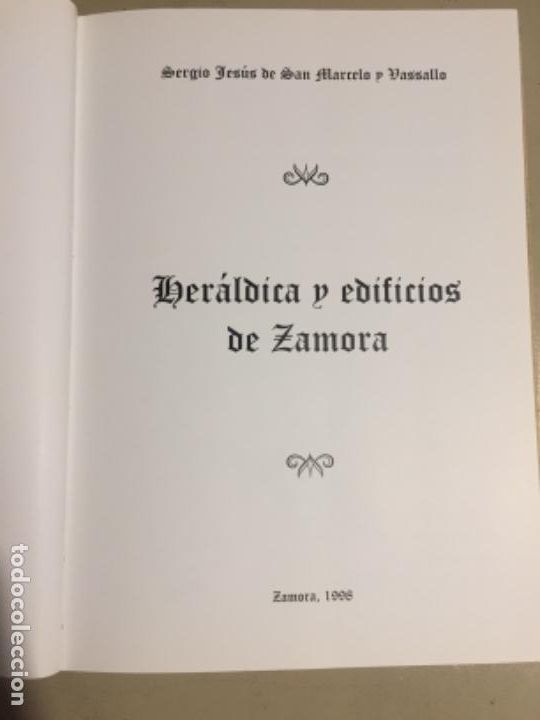 Libros de segunda mano: HER&Aacute;LDICA Y EDIFICIOS DE ZAMORA. 1998 - Foto 2