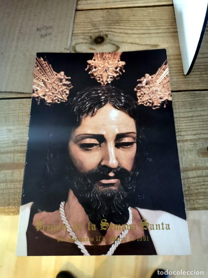 Libros de segunda mano: SEMANA SANTA DOS HERMANAS, 1991, PREGON PRONUNCIADO POR AGUSTIN GARCIA GANDULLO