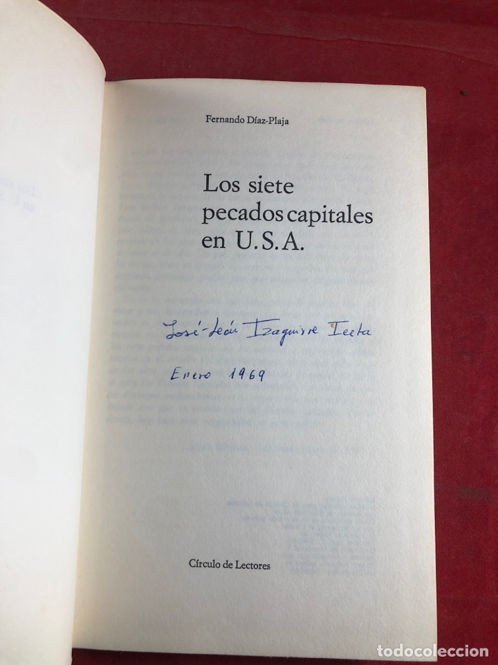Libros de segunda mano: Los 7 pecados capitales - Foto 2