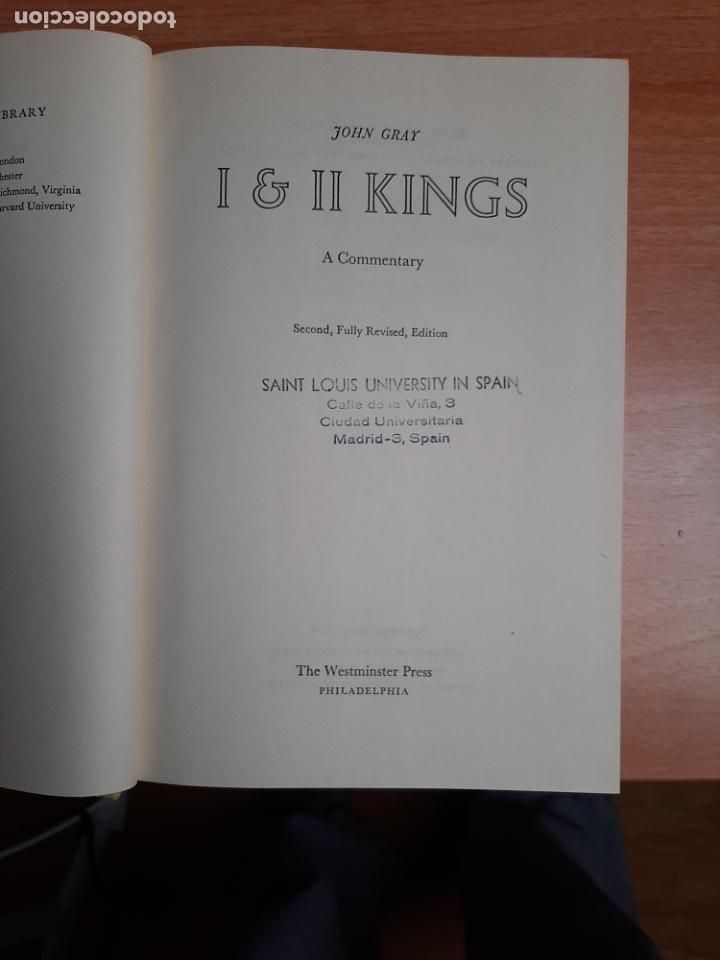 Libros de segunda mano: JOHN GRAY - I & II KINGS : A COMMENTARY - Foto 3