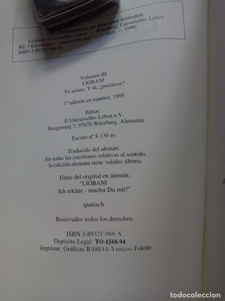 Libros de segunda mano: LIOBANI. YO ACLARO. Y T&Uacute;, &iquest;PRACTICAS? / VIDA UNIVERSAL - Foto 4