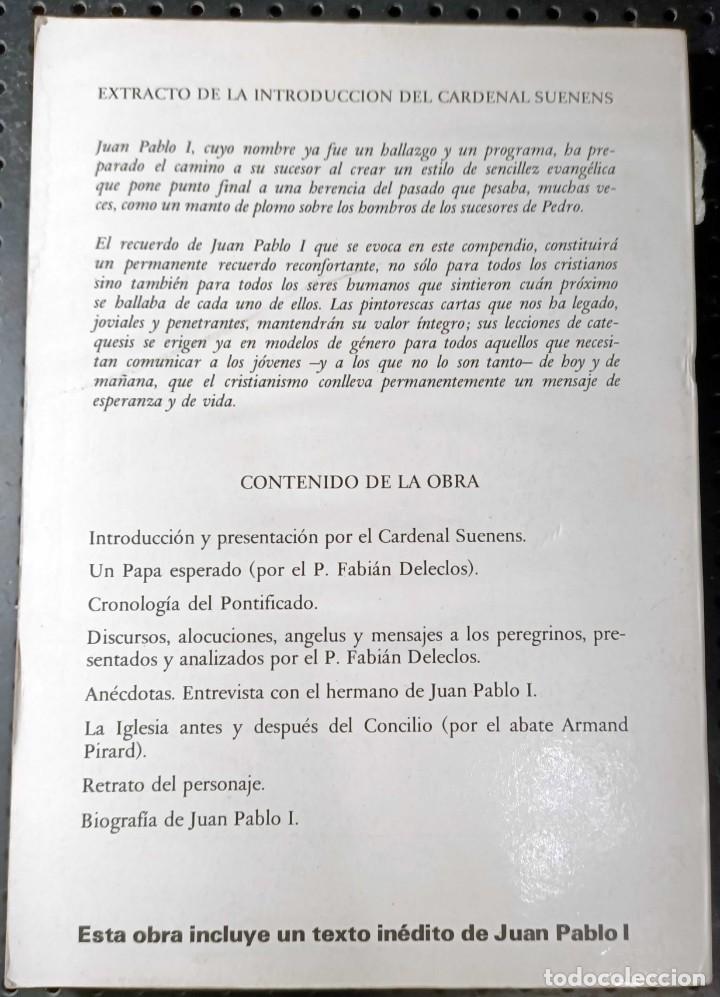 Libros de segunda mano: Libro: Juan Pablo I, La Esperanza de Ed. Daimon, 1978 - Foto 5