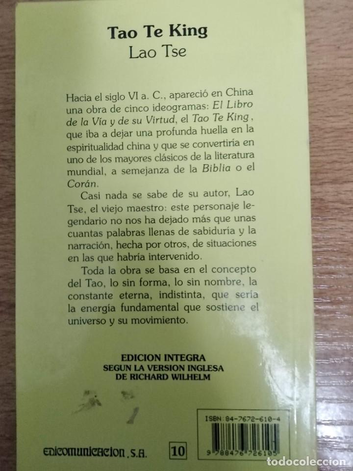 Libros de segunda mano: TAO TE KING . LAO TSE - Foto 3