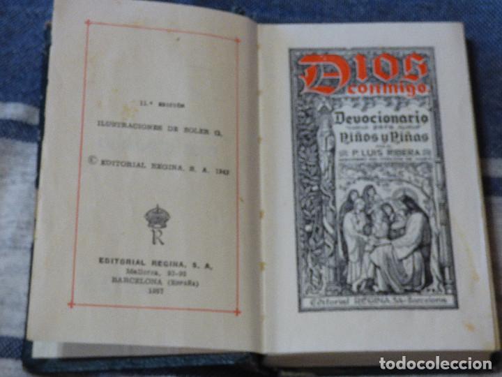 Libros de segunda mano: Devocionario.Dios conmigo. - Foto 2