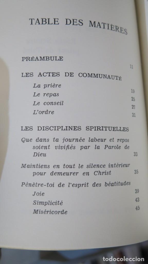 Libros de segunda mano: LA REGLE DE TAIZE - Foto 2
