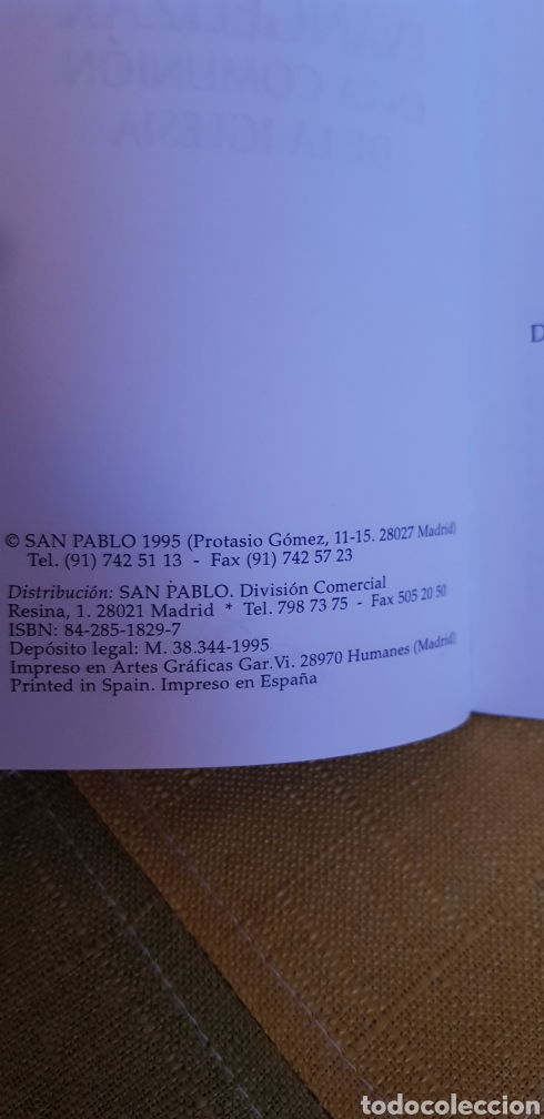 Libros de segunda mano: Libro EVANGELIZAR EN LA COMUNI&Oacute;N DE LA IGLESIA - Foto 7