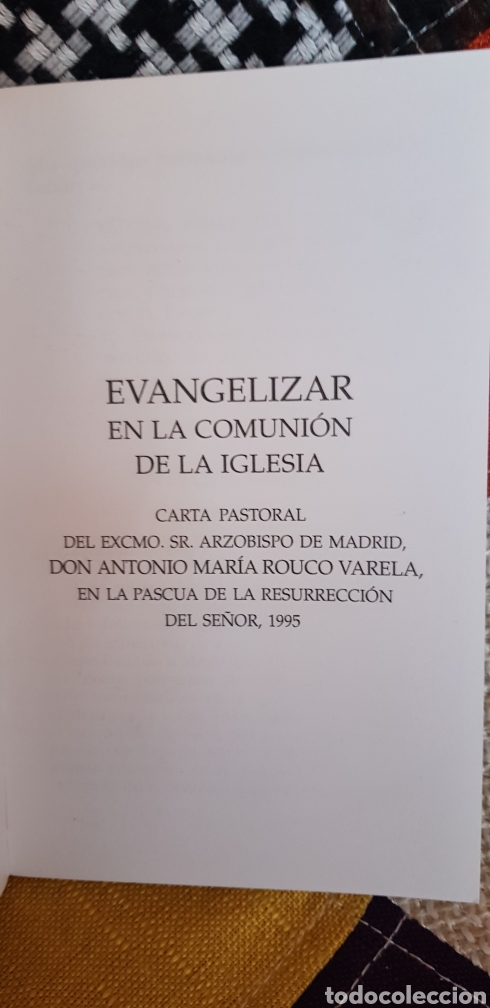 Libros de segunda mano: Libro EVANGELIZAR EN LA COMUNI&Oacute;N DE LA IGLESIA - Foto 8