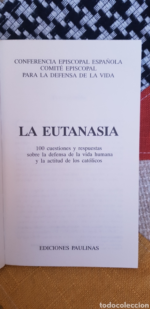 Libros de segunda mano: Libro LA EUTANASIA. Ediciones Paulinas - Foto 7