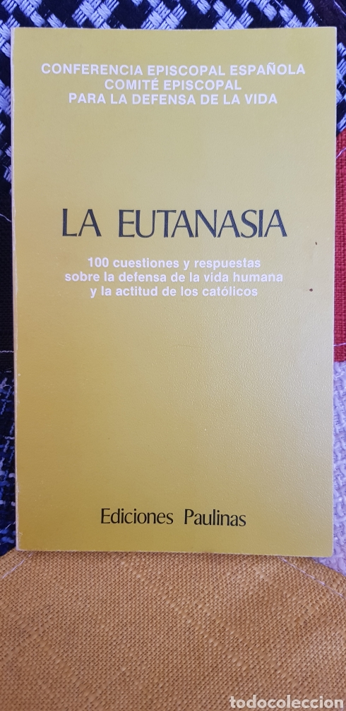 Libros de segunda mano: Libro LA EUTANASIA. Ediciones Paulinas - Foto 1