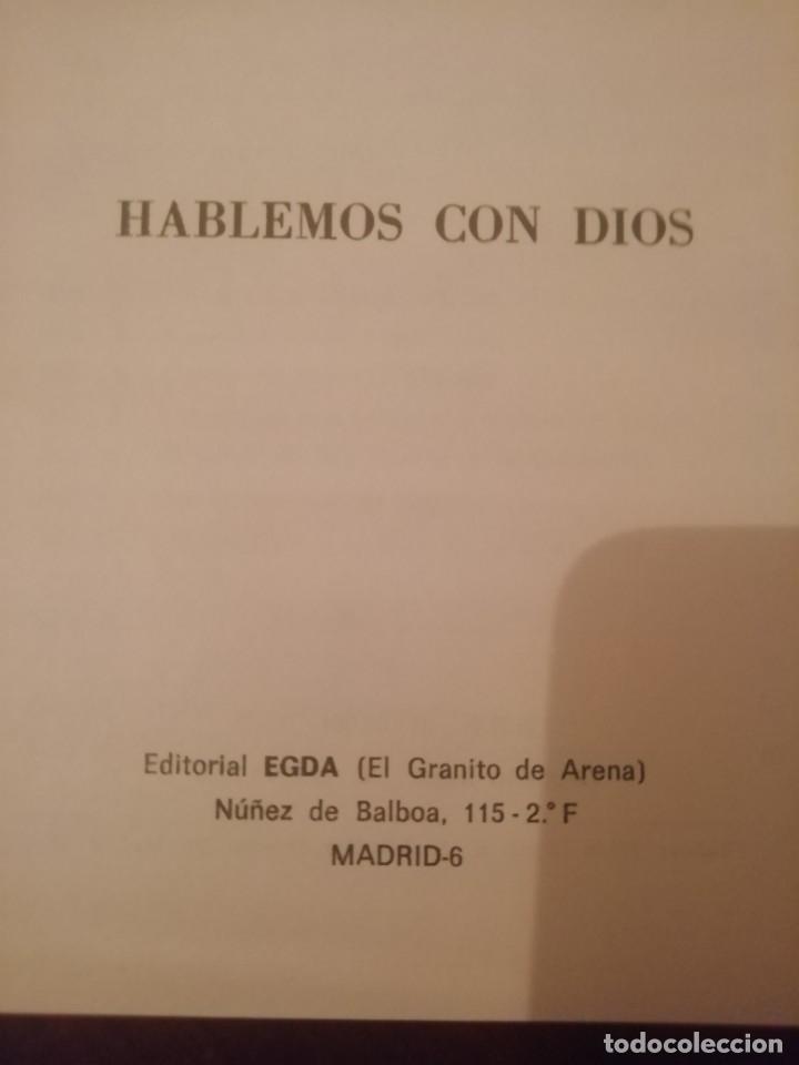 Libros de segunda mano: HABLEMOS CON DIOS, BENJAM&Iacute;N MARTIN PBRO, EL GRANITO DE ARENA - Foto 2