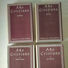 Libros de segunda mano: LOTE COMPLETO 4 LIBROS AÑO CRISTIANO - BIBLIOTECA DE AUTORES CRISTIANOS. Lote 259243555
