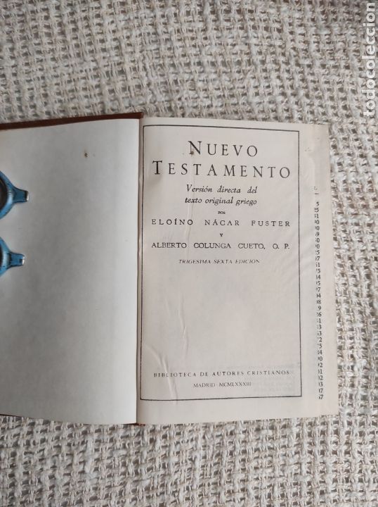 Libros de segunda mano: NUEVO TESTAMENTO. NACAR-COLUNGA 1983 - Foto 1